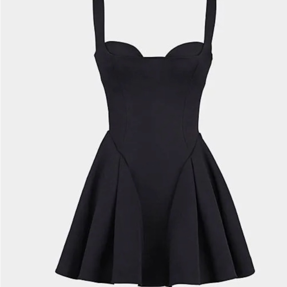 House of CB Black Sweetheart Mini Dress